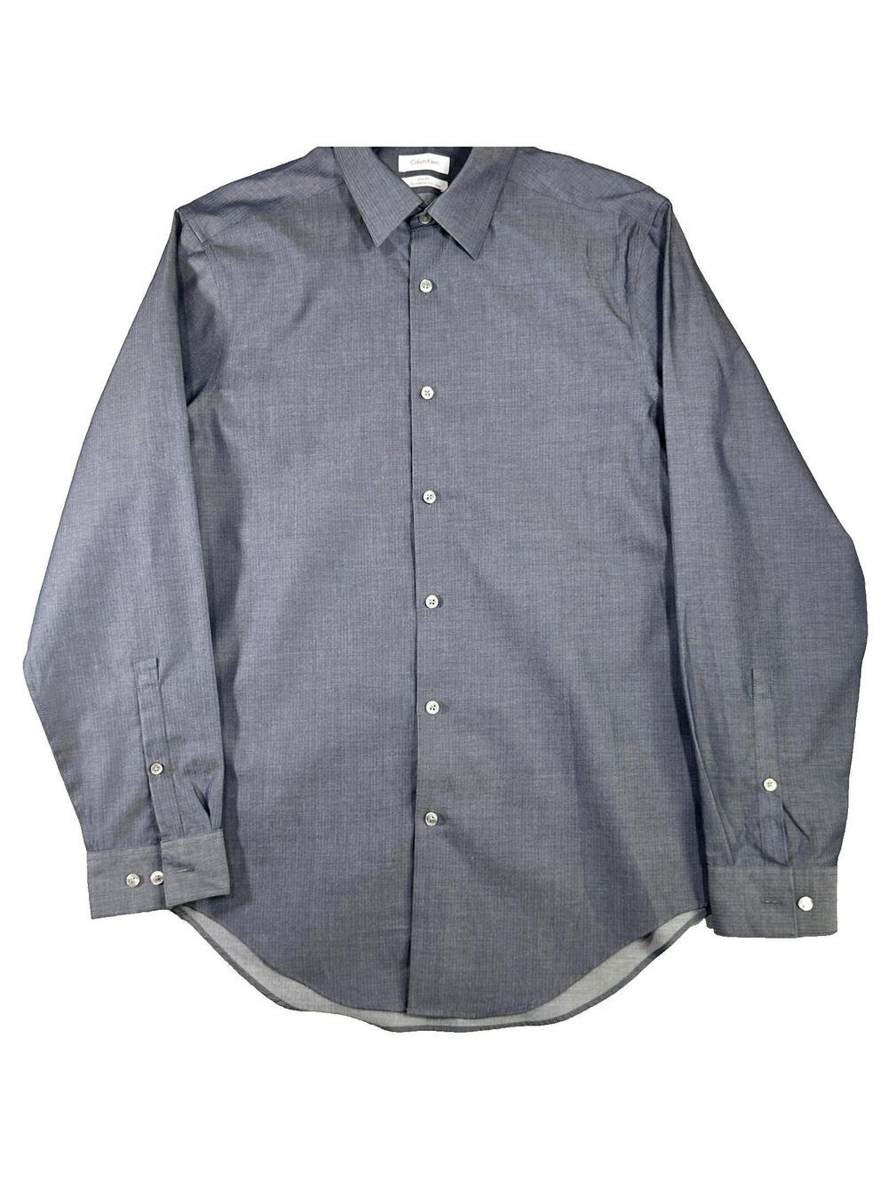 Calvin Klein Dress Shirt - Blue Slim Fit  `15 1/2 - 32/33